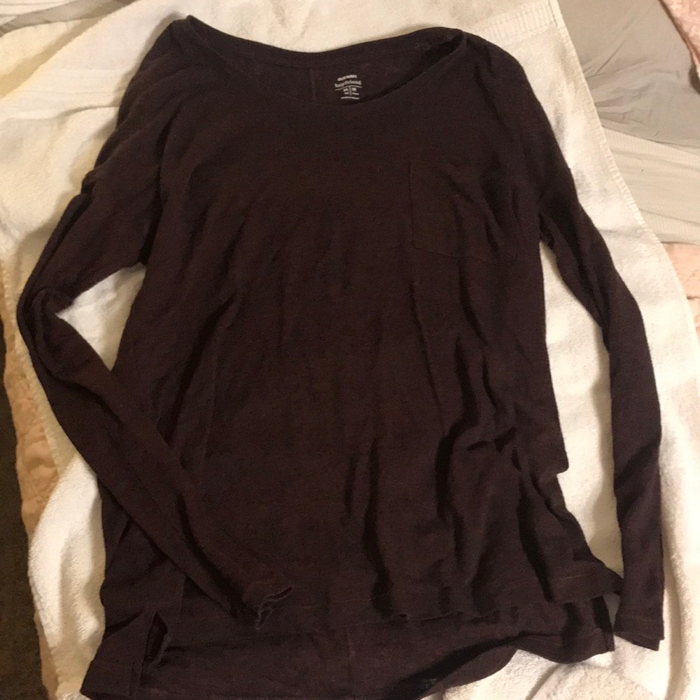 Old Navy Women’s Long Sleeve Boyfriend T-Shirt